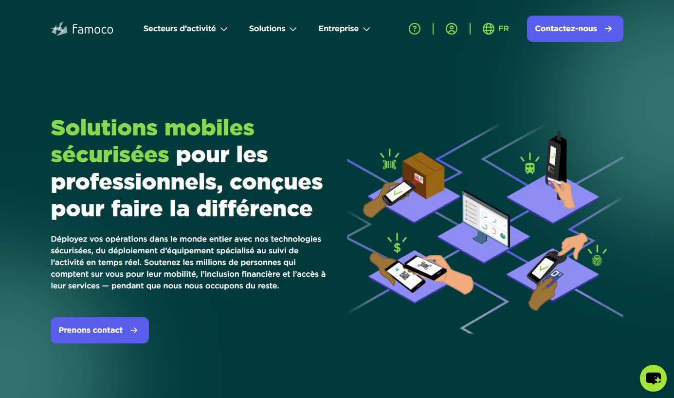 Capture d'écran de Famoco